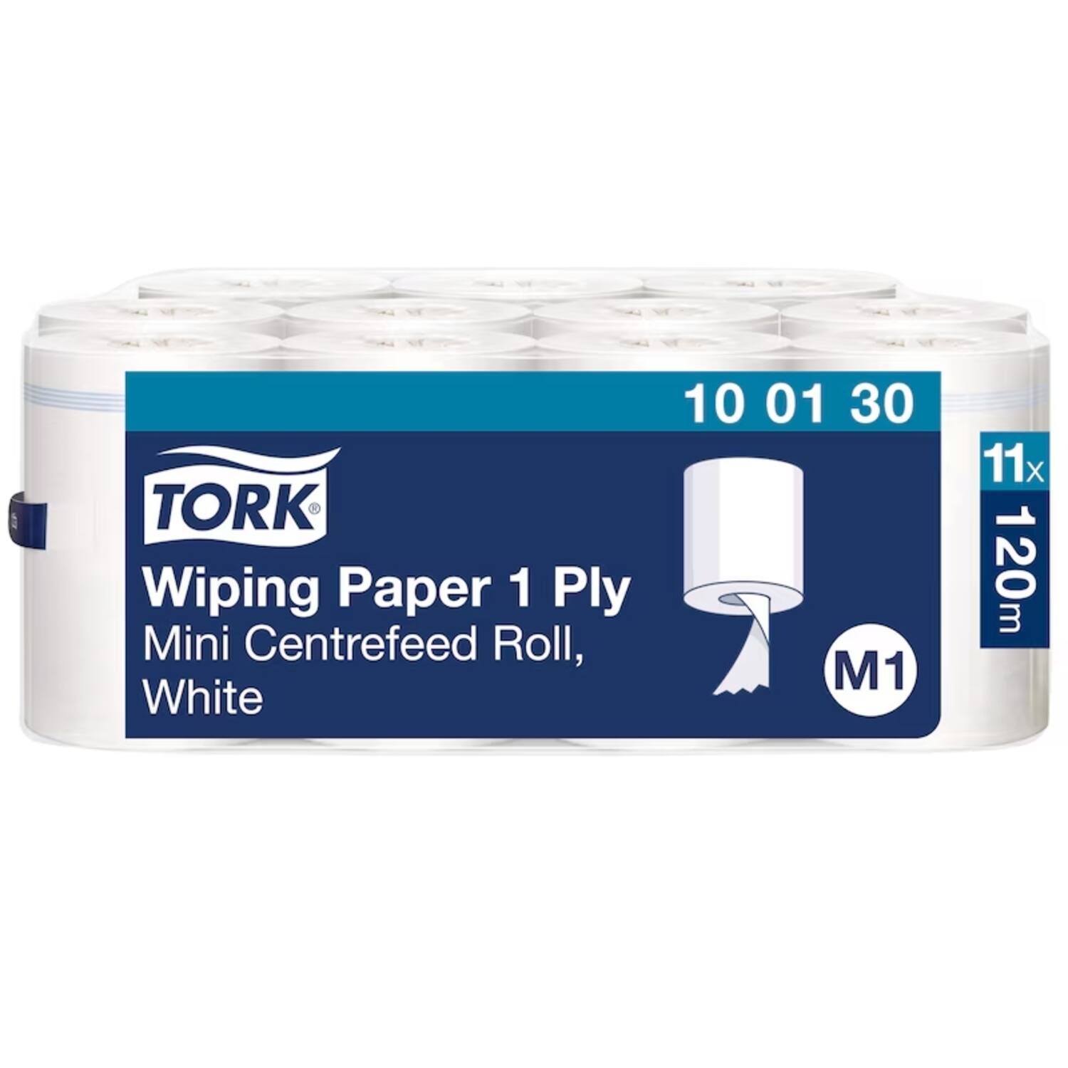 TORK ROL WIT MINI 11x120m  1-laags CENTERFEED
