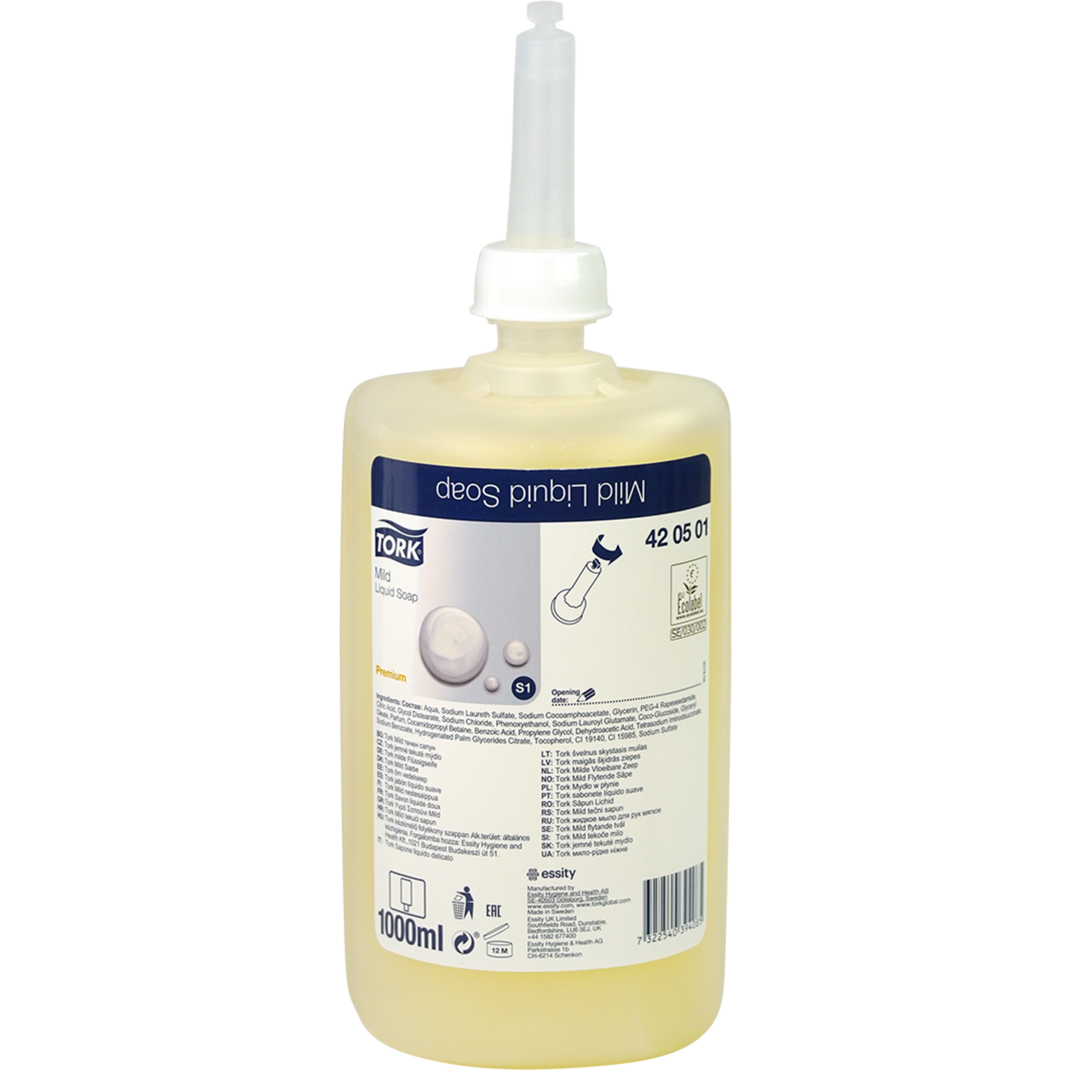 TORK PREMIUM VLOEIBARE ZEEP MILD S1  6x1ltr