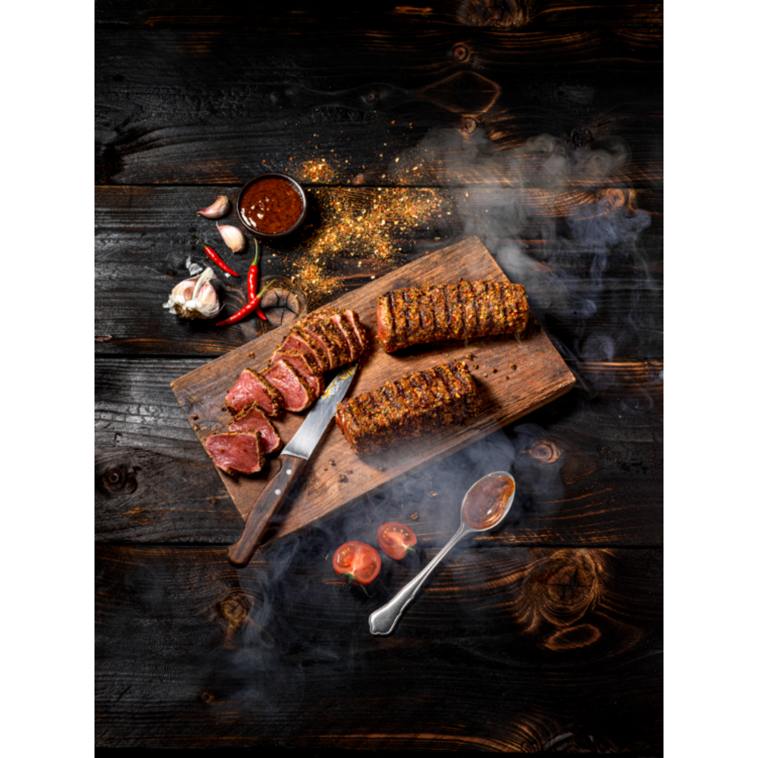 BBQ ALS EEN BAAS RECEPTFLYERS BBQ BEEF TATAKI 250st