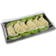 Pagoda platter zwart 12x22cm