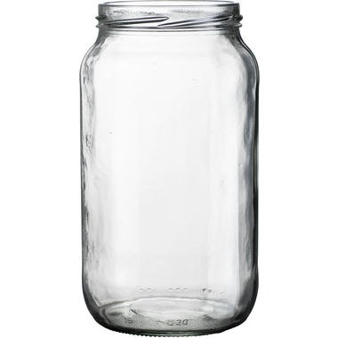 GLAZEN POT+DEKSEL  19x1062ml