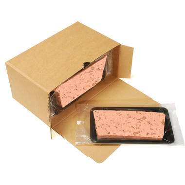 GEVOGELTEPATE MET WHISKY EN APPELTJES 8x150gr PLAKKEN