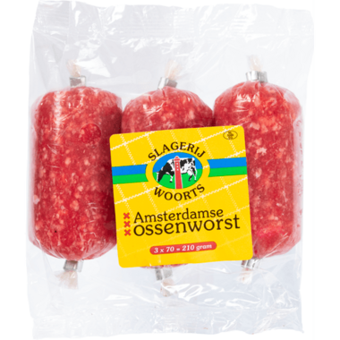 OSSENWORST AMSTERDAMS 6x3x70gr
