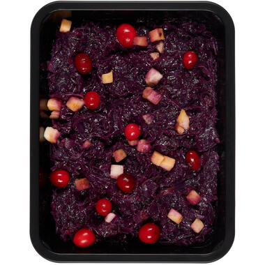 Verse rode kool, appel en cranberry´s 1kg de kroes