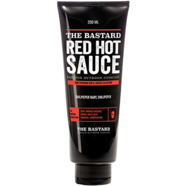 BASTARD RED HOT SAUCE 6x250ml