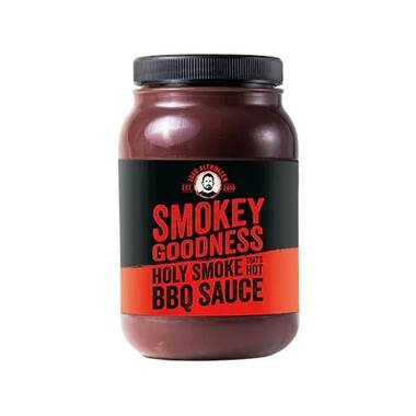 SMOKEY GOODNESS HOLY SMOKE THAT’S HOT! BBQ SAUCE 6x500ml
