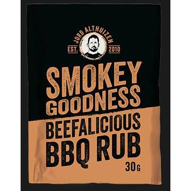 SMOKEY GOODNESS SMOKEY'S BEEFALICIOUS  BBQ RUB 16x30gr