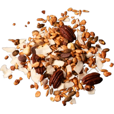 Granola honing, kaneel en pure callets