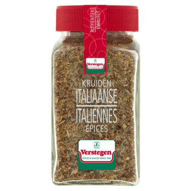 GLAZEN POT ITALIAANSE KRUIDEN Z/ZOUT  3x50gr