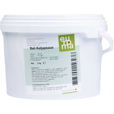 BALI  KETJAPSAUS  3kg EUROMA