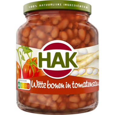 WITTE BONEN IN TOMATENSAUS  6x720m  HAK