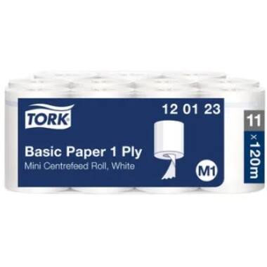 TORK POETSROL WIT 1-LAAGS KLEIN 11x120m