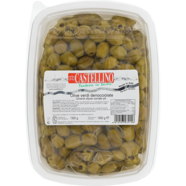 GROENE OLIJVEN ZONDER PIT  1900gr