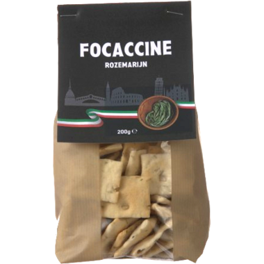FOCACCINE MET ROZEMARIJN 10x200gr