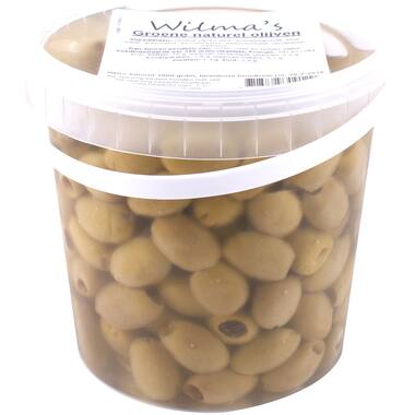 GROENE OLIJF NATUREL IN OLIE  1kg