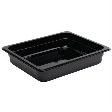 GASTRONORMBAK 1/2 4ltr 65mm ZWART