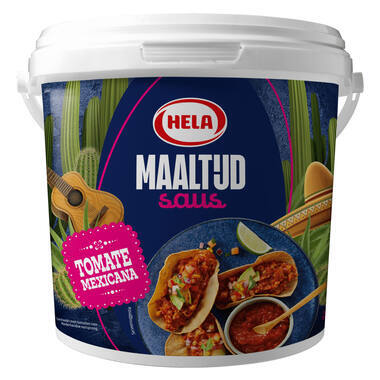 MAALTIJDSAUS TOMATE MEXICANA 2.6kg HELA