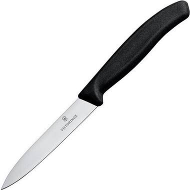 STEEKMES 22cm RECHT ZWART VICTORINOX