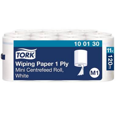 TORK ROL WIT MINI 11x120m  1-laags CENTERFEED