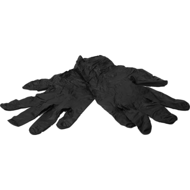 NITRIL HANDSCHOEN ZWART XL 100st POEDERVRIJ EXTRA STRONG