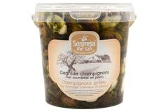 GEGRILDE CHAMPIGNONS GEVULD MET ROOMKAAS EN PESTO 700gr