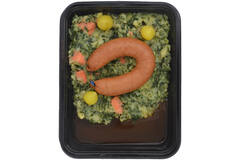 BOERENKOOL, ZOETE AARDAPPEL, ROOKWORST 2x450gr KROES