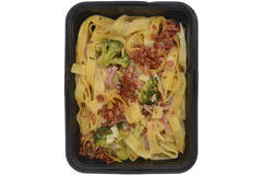 TAGLIATELLE CARBONARA, SPEK, HAM EN BROCCOLI 2x450gr KROES