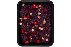 Verse rode kool, appel en cranberry´s 1kg de kroes