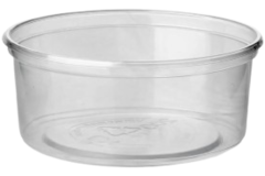 rond saladebakje transparant