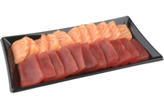 Pagoda platter zwart 16x22cm
