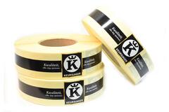 STICKERS 'KEURSLAGER' LANG  500st/rol