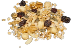 Granola spelt en gemengde noten