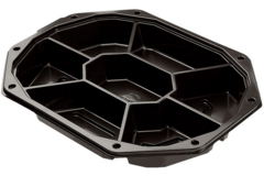 KLIKKAP CATERINGSCHAAL 7vaks  110x33cm 100st