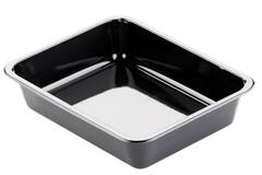 CPET TRAY ZWART 1VAKS 1500cc 270st 226x176x54mm