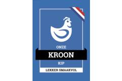 ONZE KROONKIP CONSUMENTENSTICKERS  250st
