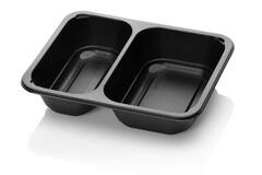 MENUSCHAAL PP 2VAKS 650/560cc ZWART  216st