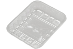 VLEESSCHAAL 25 L HELDER  1000st  126x103x25