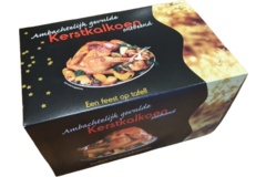 KALKOEN ONTBEEND EN GEVULD  met doos