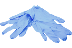 NITRIL HANDSCHOEN BLAUW SMALL 100st POEDERVRIJ EXTRA STRONG